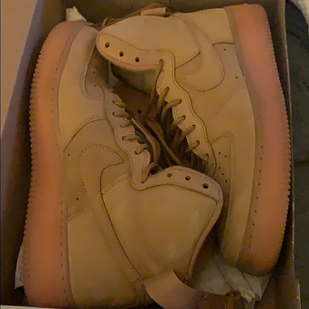 Flax Air Force Ones
